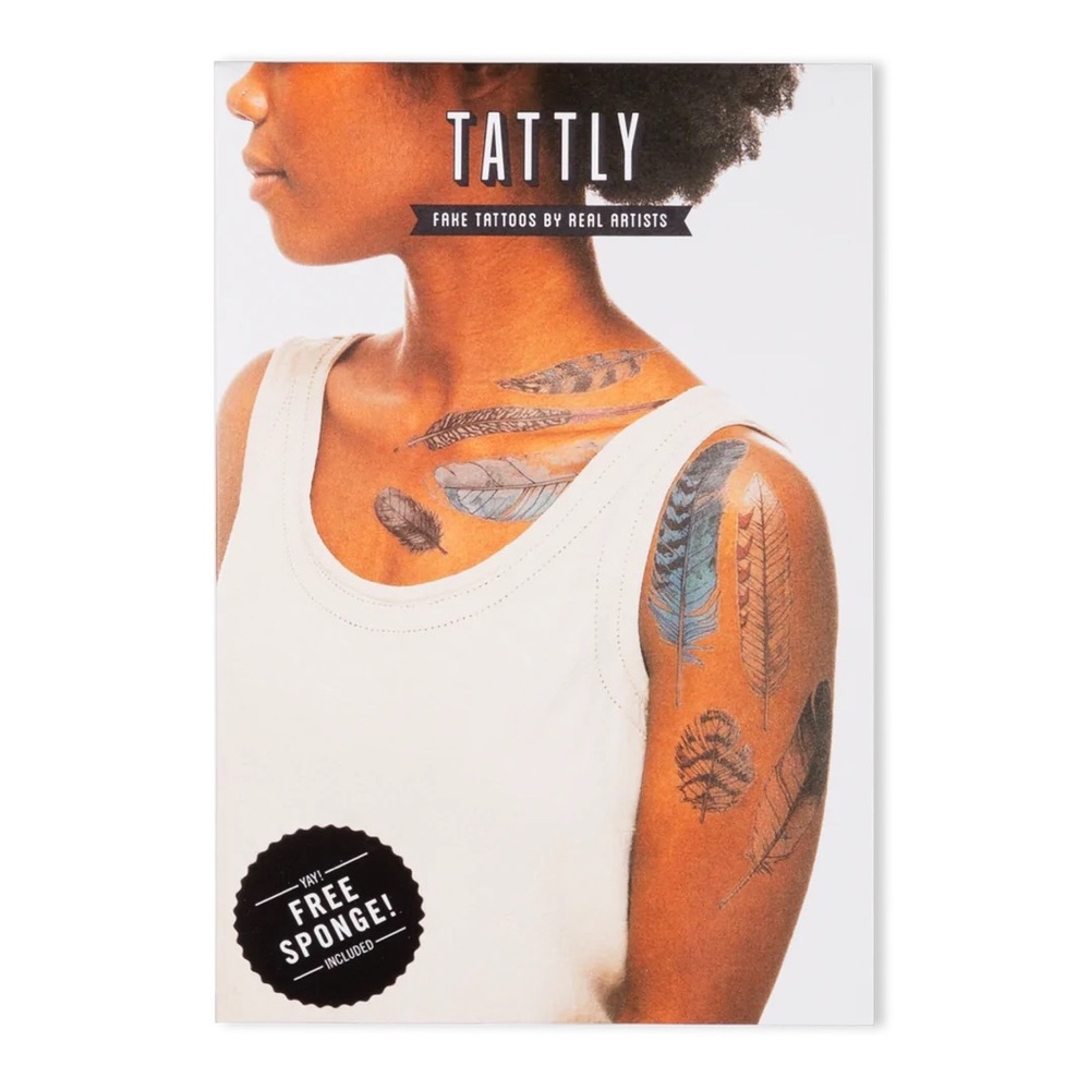 TATTLY Watercolor Tattoo Set